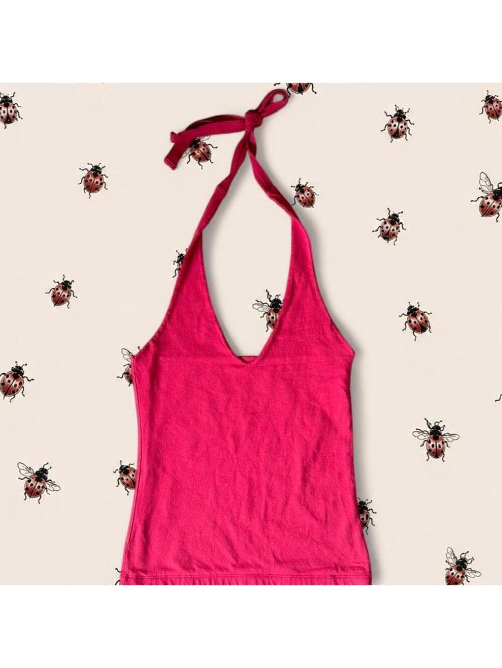 Brandy Melville red halter top